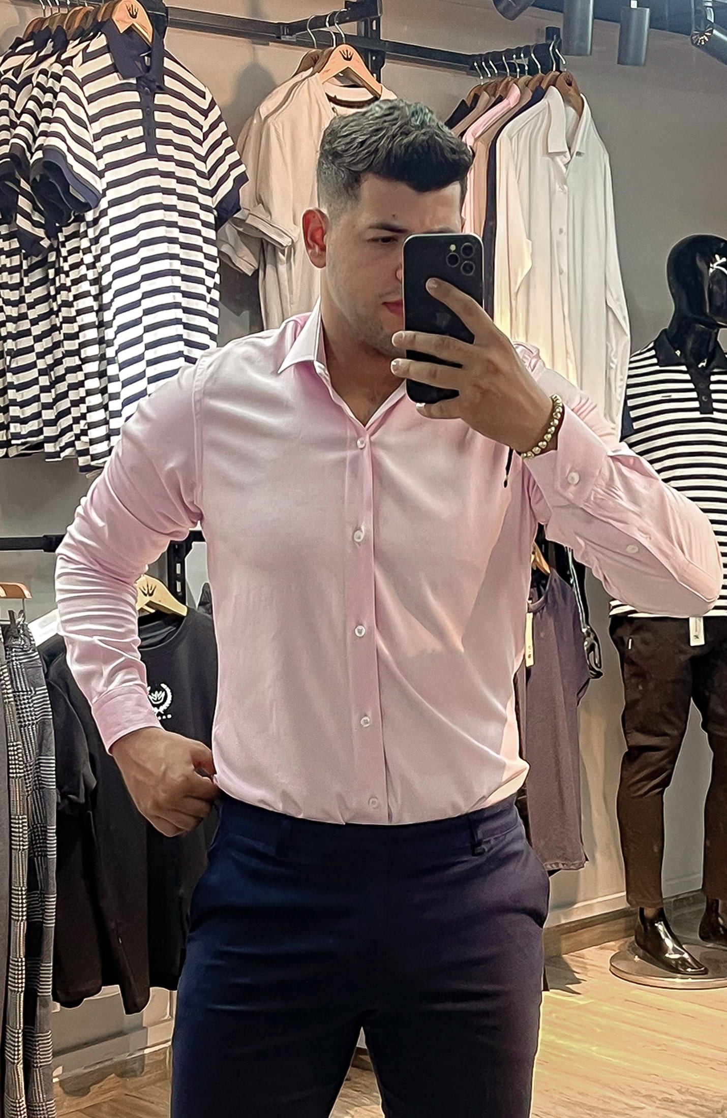 CAMISA MAGOZ ROSA