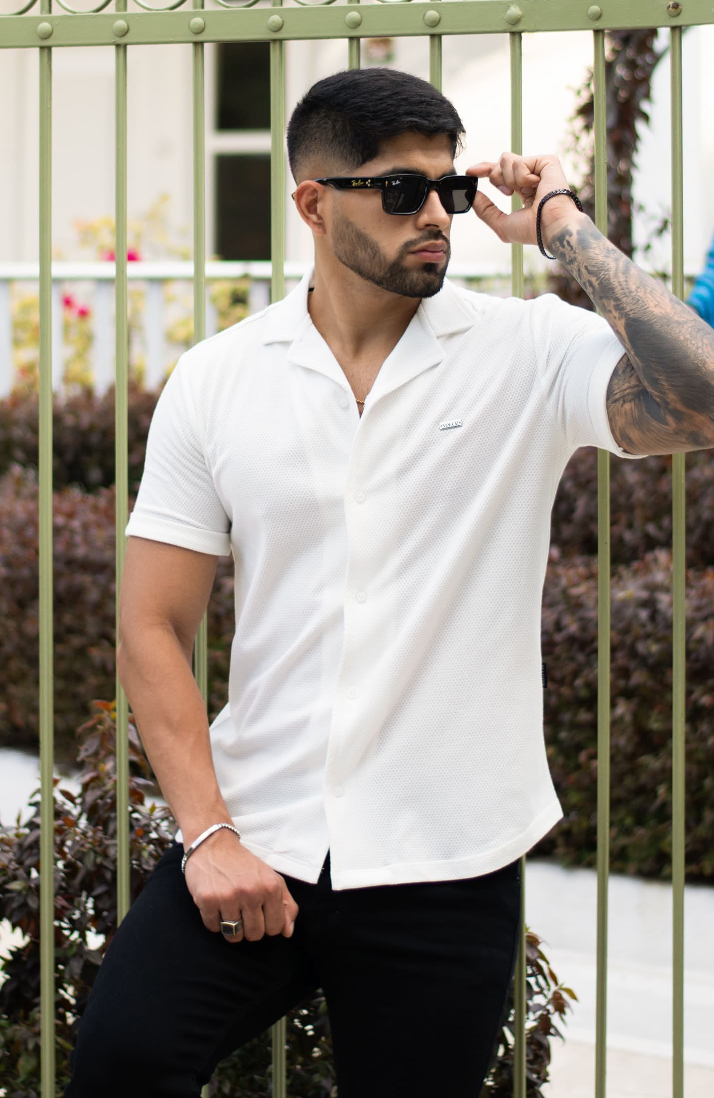 IBIZA TEXTURE SHIRT MARFIL