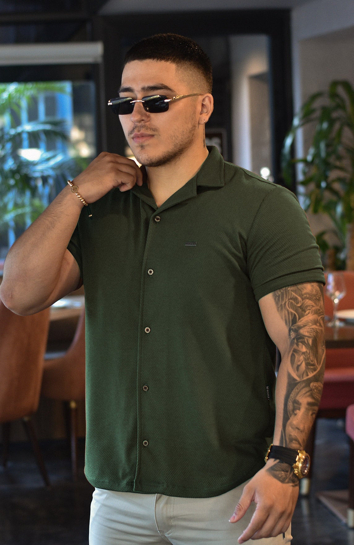 IBIZA TEXTURE SHIRT VERDE