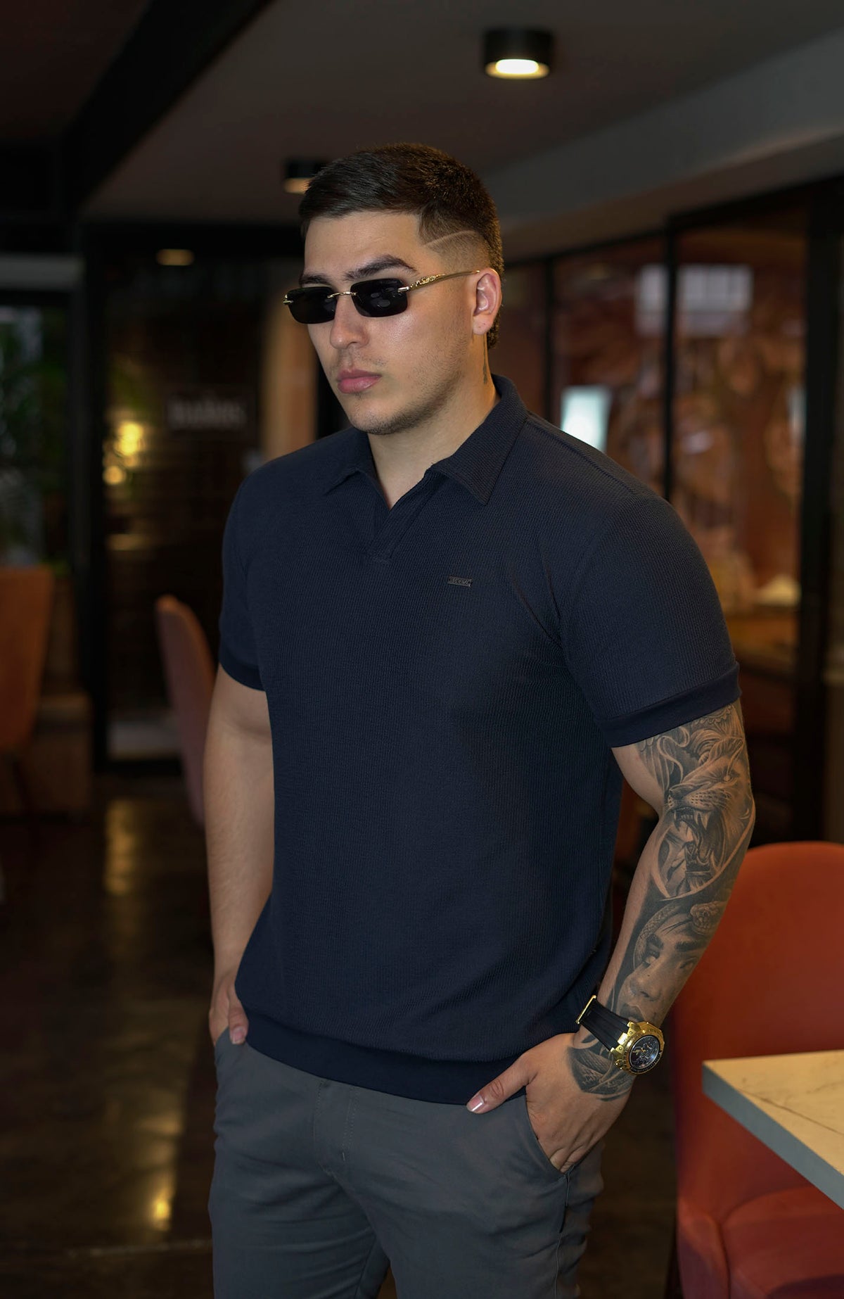 POLO ATHENAS MARINO