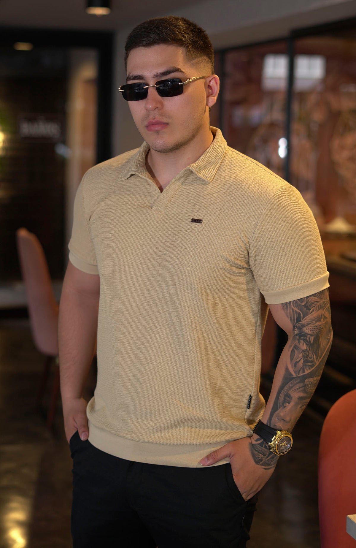 POLO ATHENAS CAQUI
