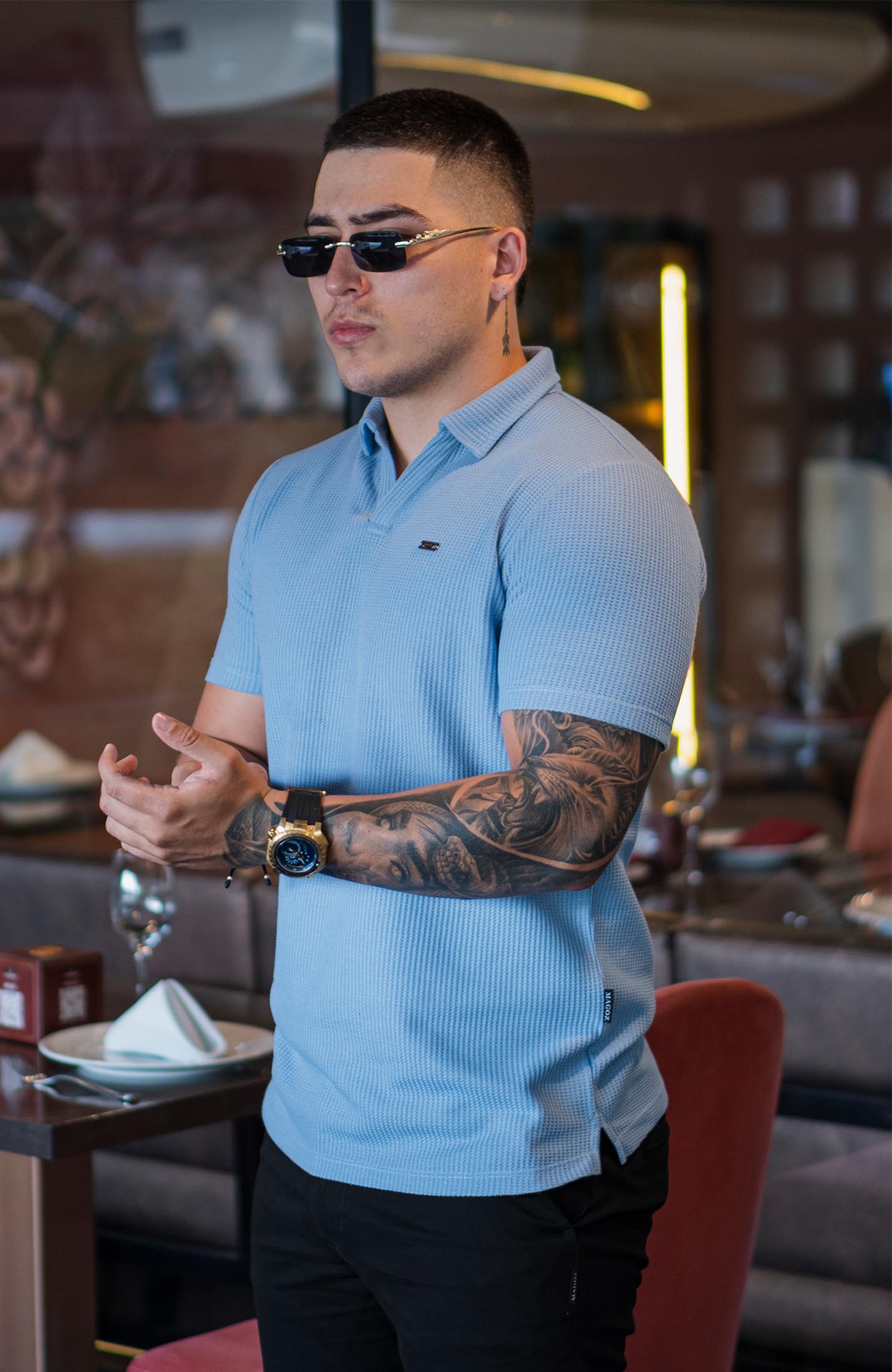 POLO VERONA DELUXE - AZUL