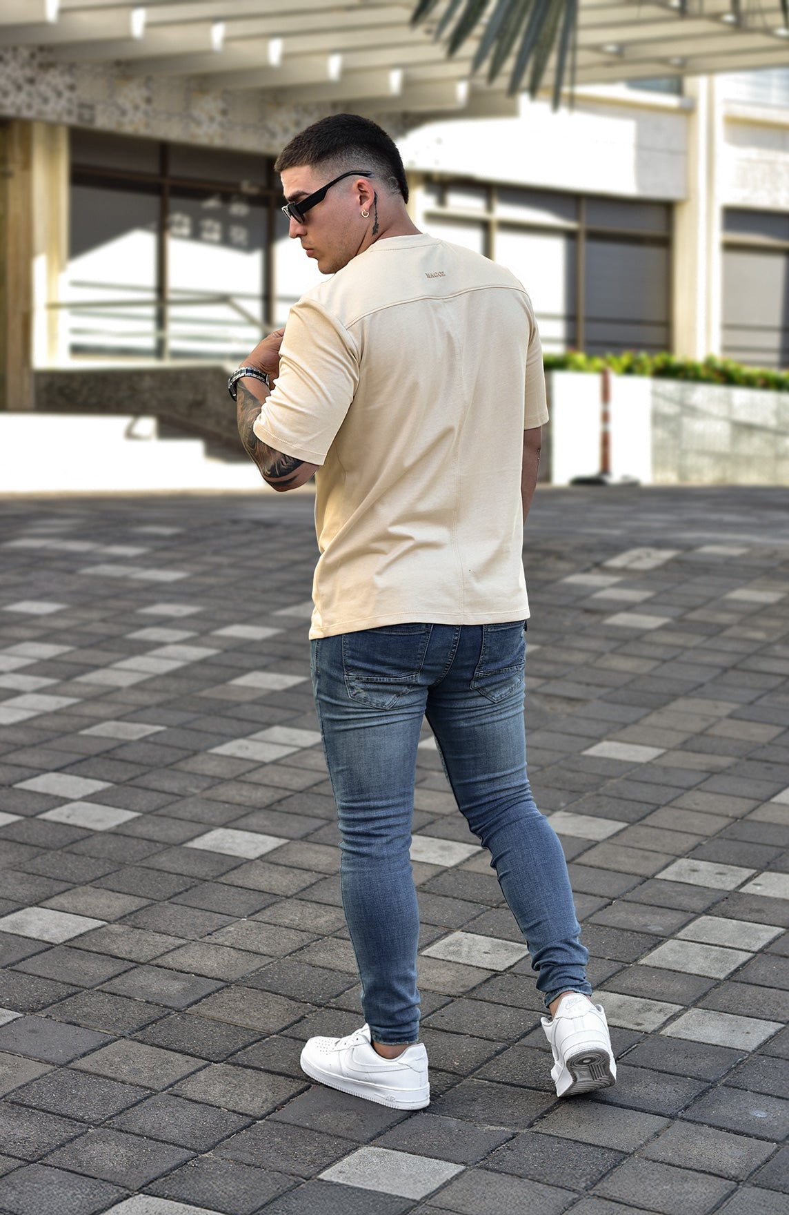 OVERSIZE TORONTO MZ CREMA