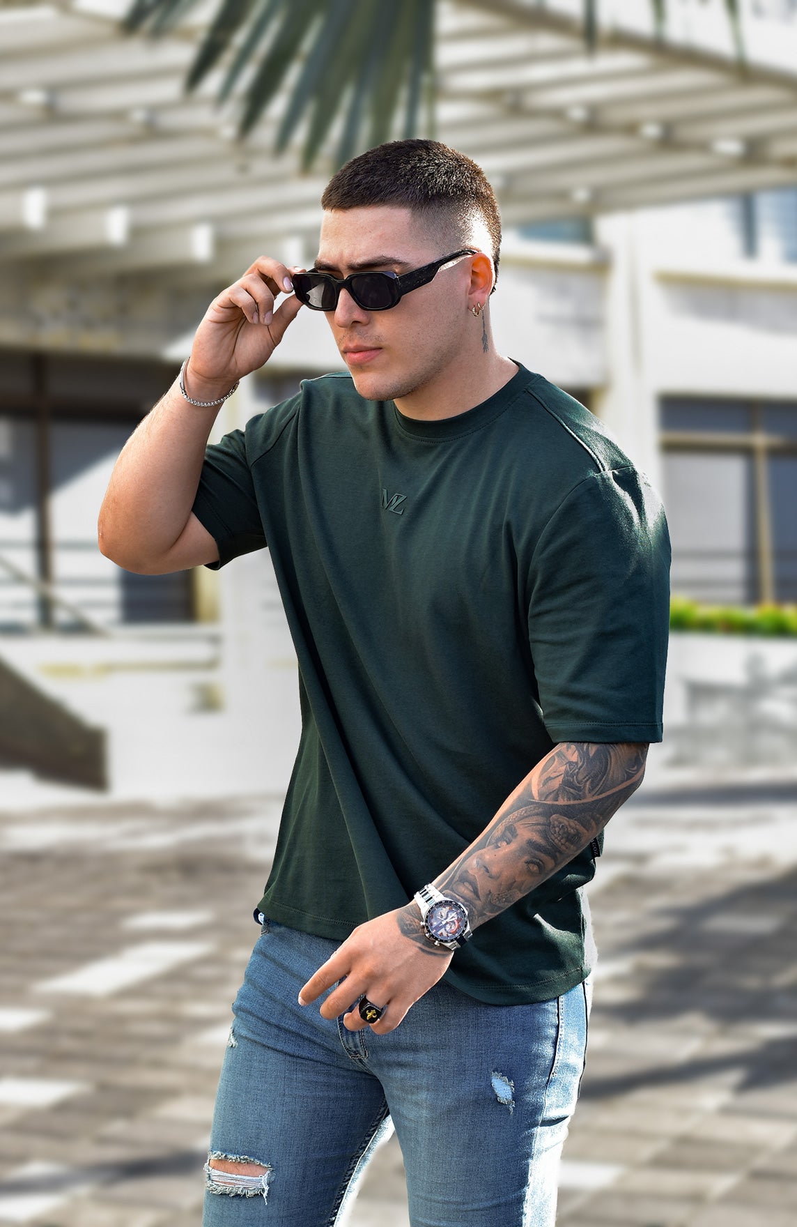 OVERSIZE TORONTO MZ VERDE PINO