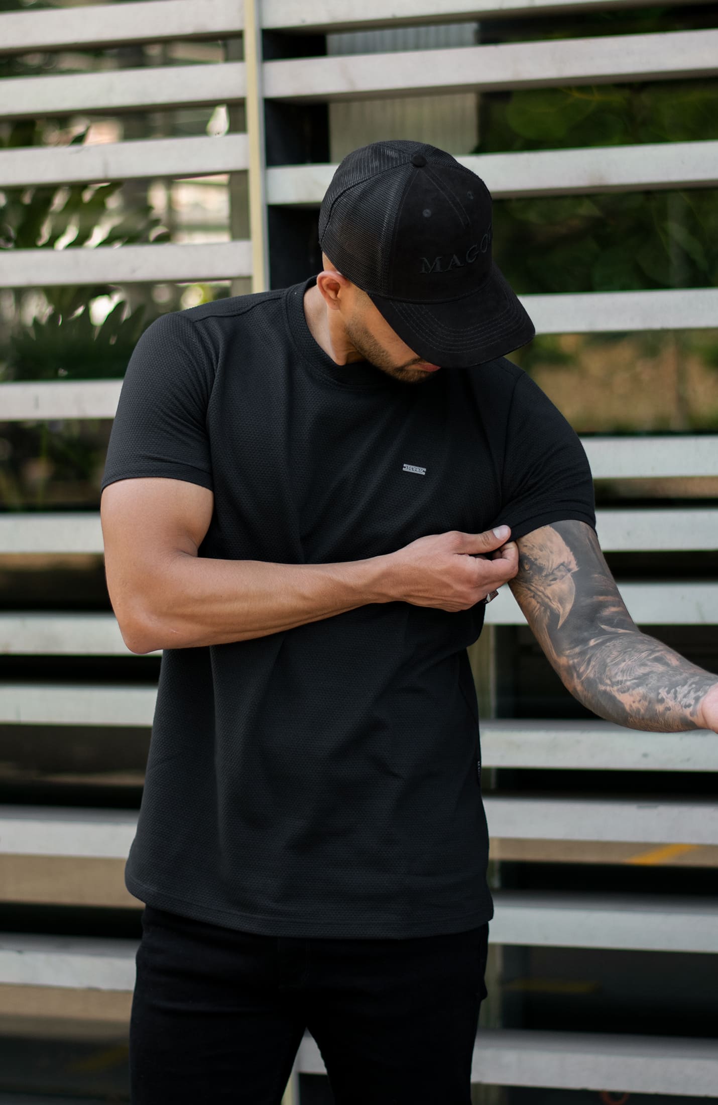 TSHIRT ZAIN NEGRA TEXTURA