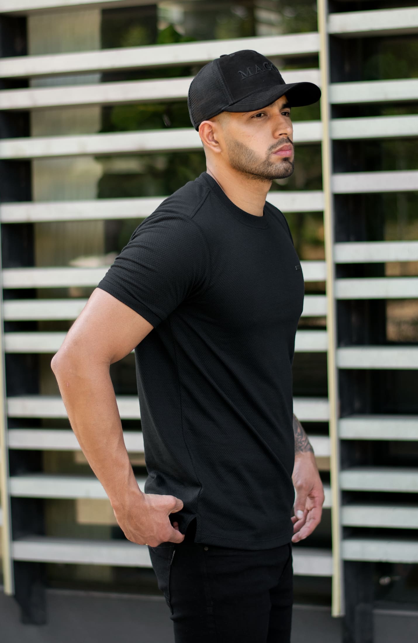 TSHIRT ZAIN NEGRA TEXTURA