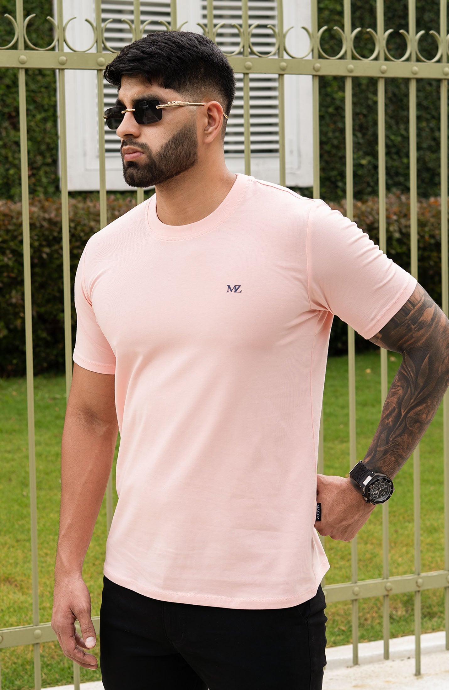 CAMISETA BASICA ROSA