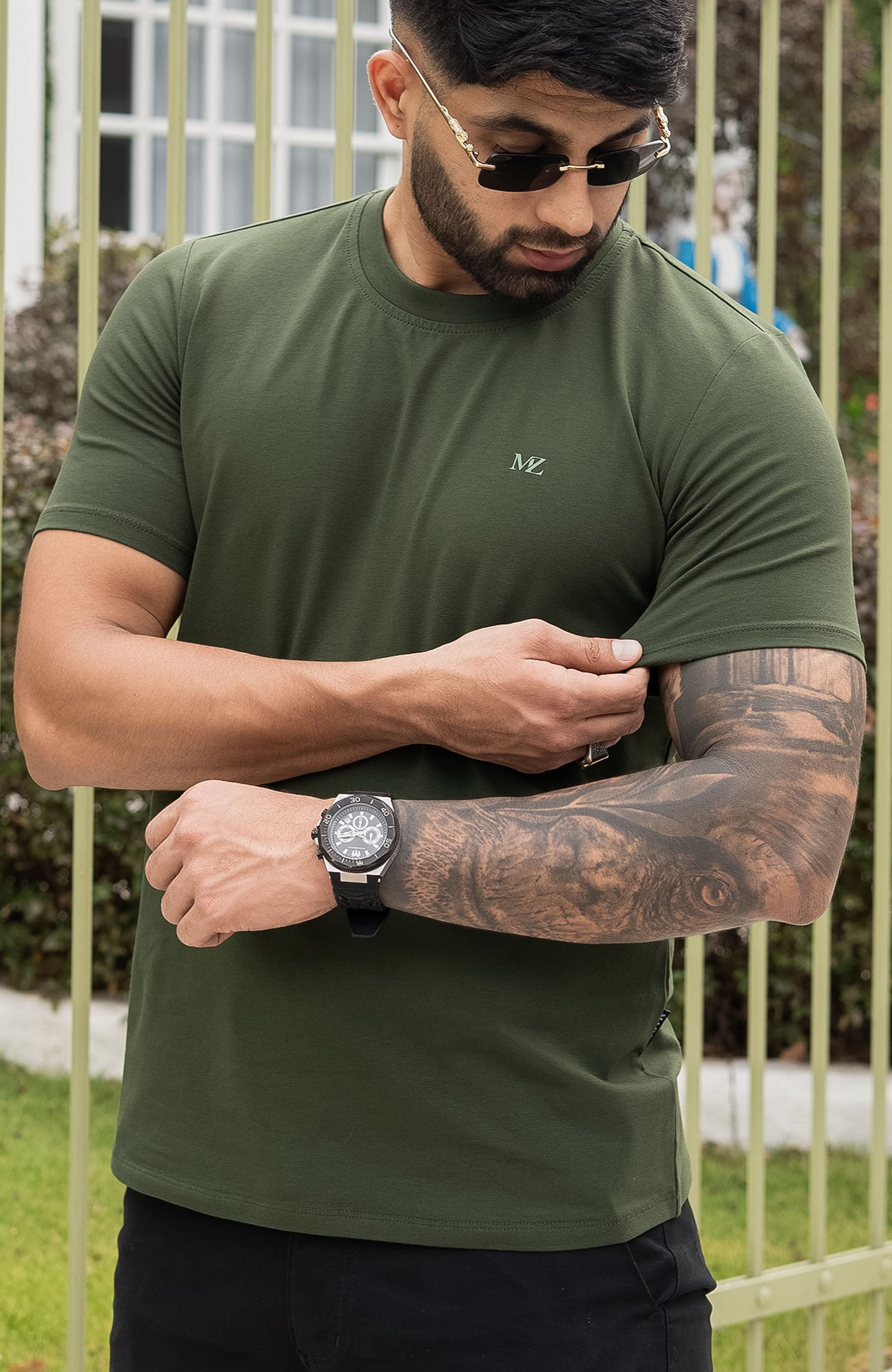 CAMISETA BASICA VERDE