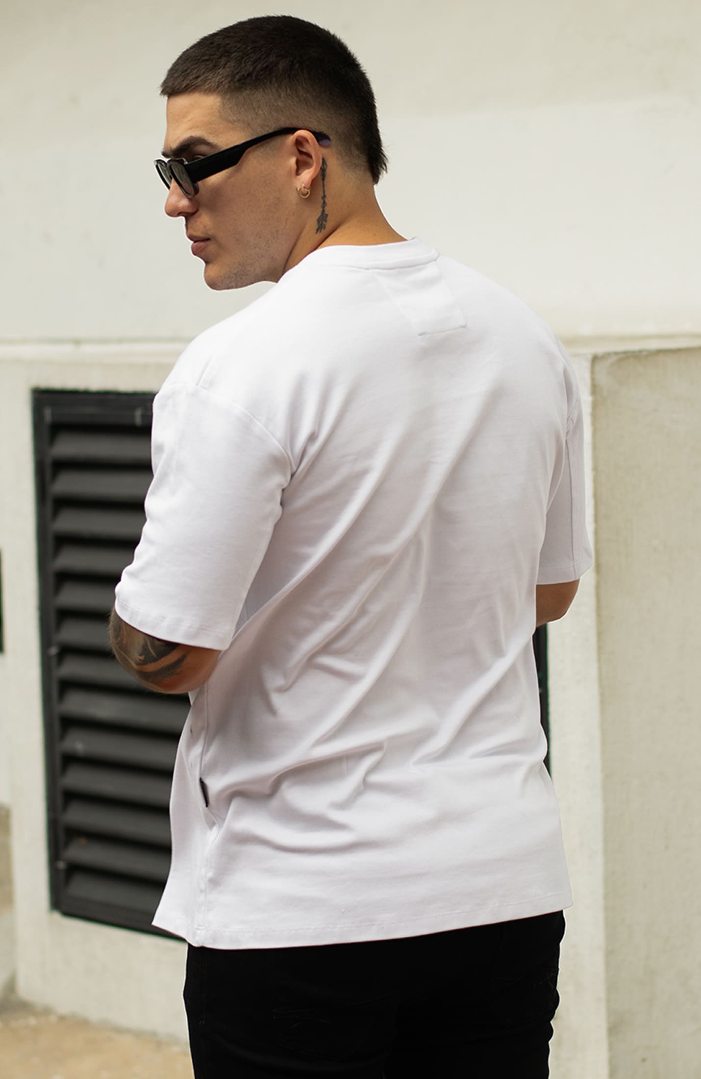 TSHIRT OVERSIZED LAUREL BLANCO