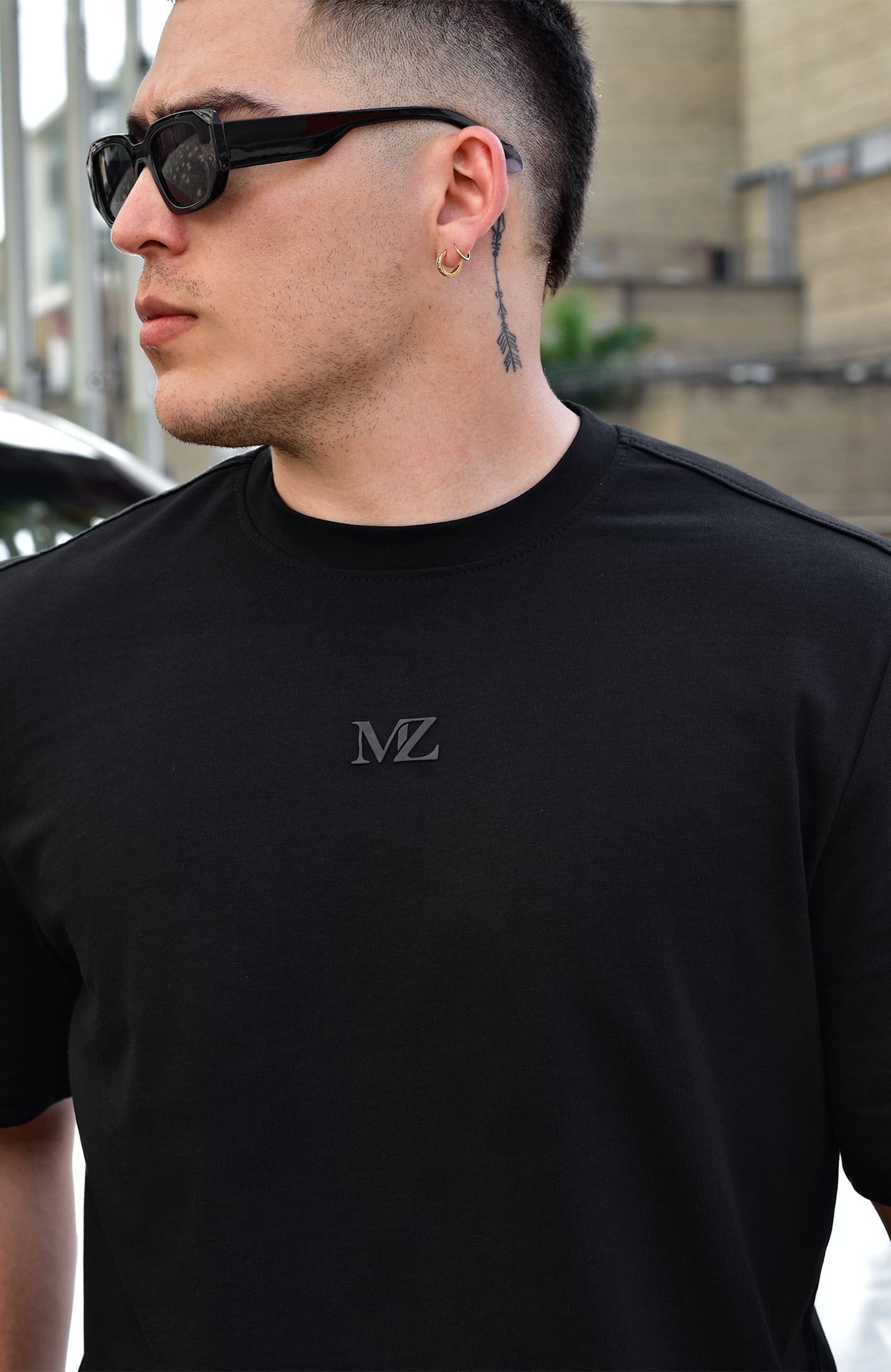 TSHIRT OVERSIZED TORONTO MZ NEGRO