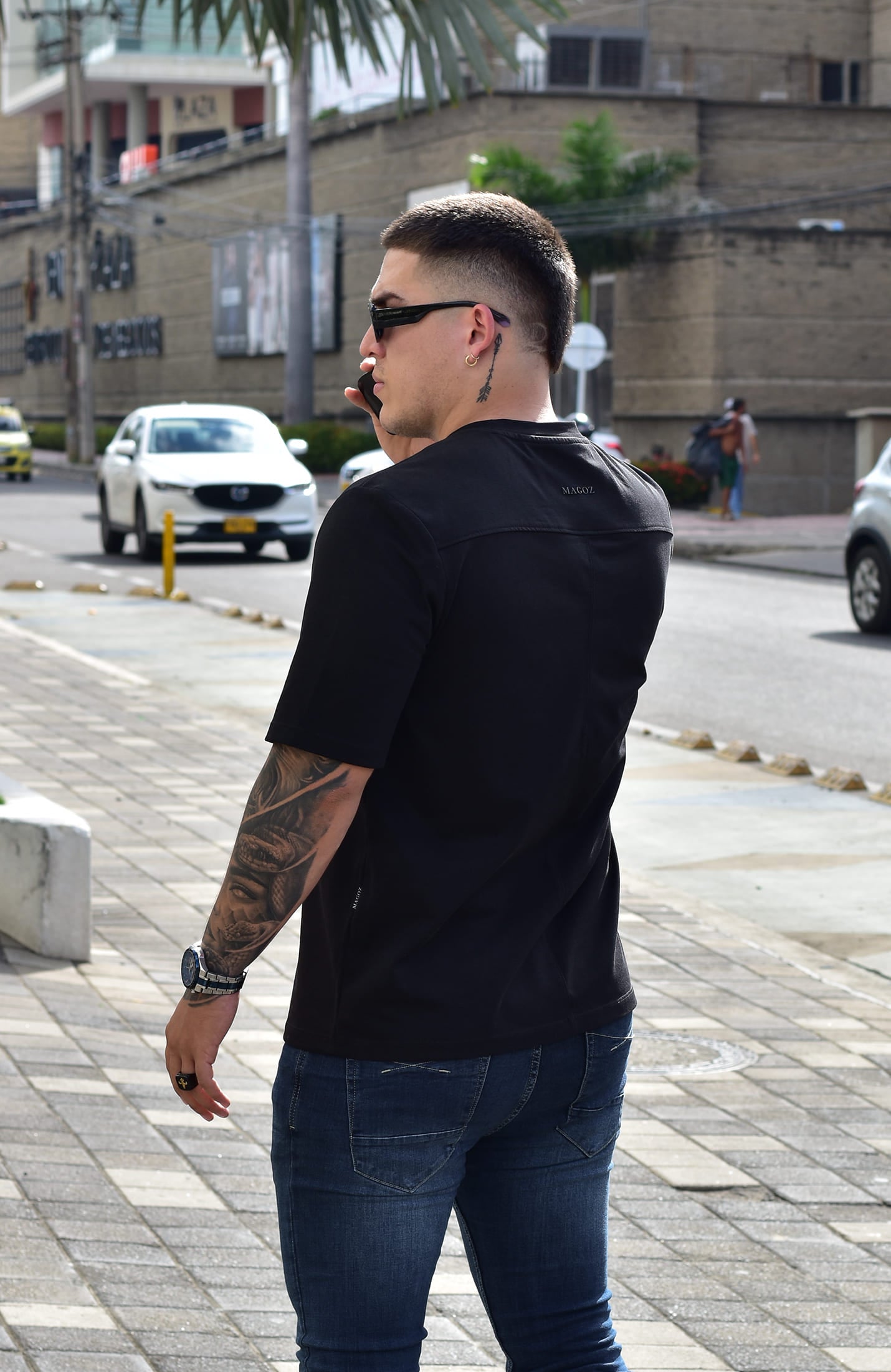 TSHIRT OVERSIZED TORONTO MZ NEGRO