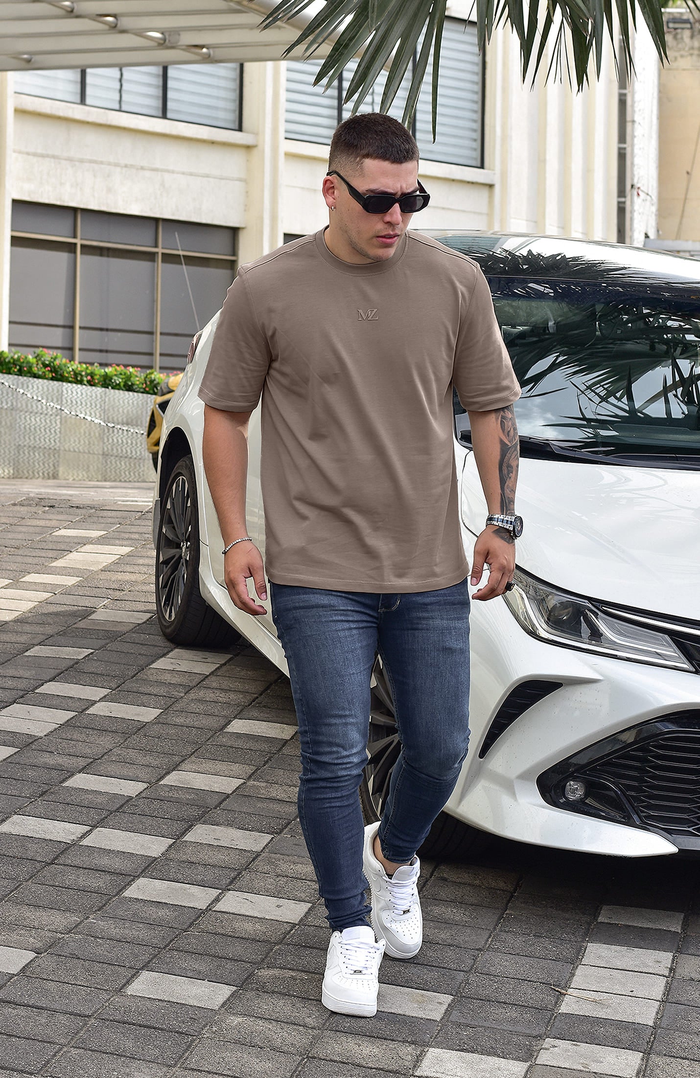 TSHIRT OVERSIZED TORONTO MZ CAMEL