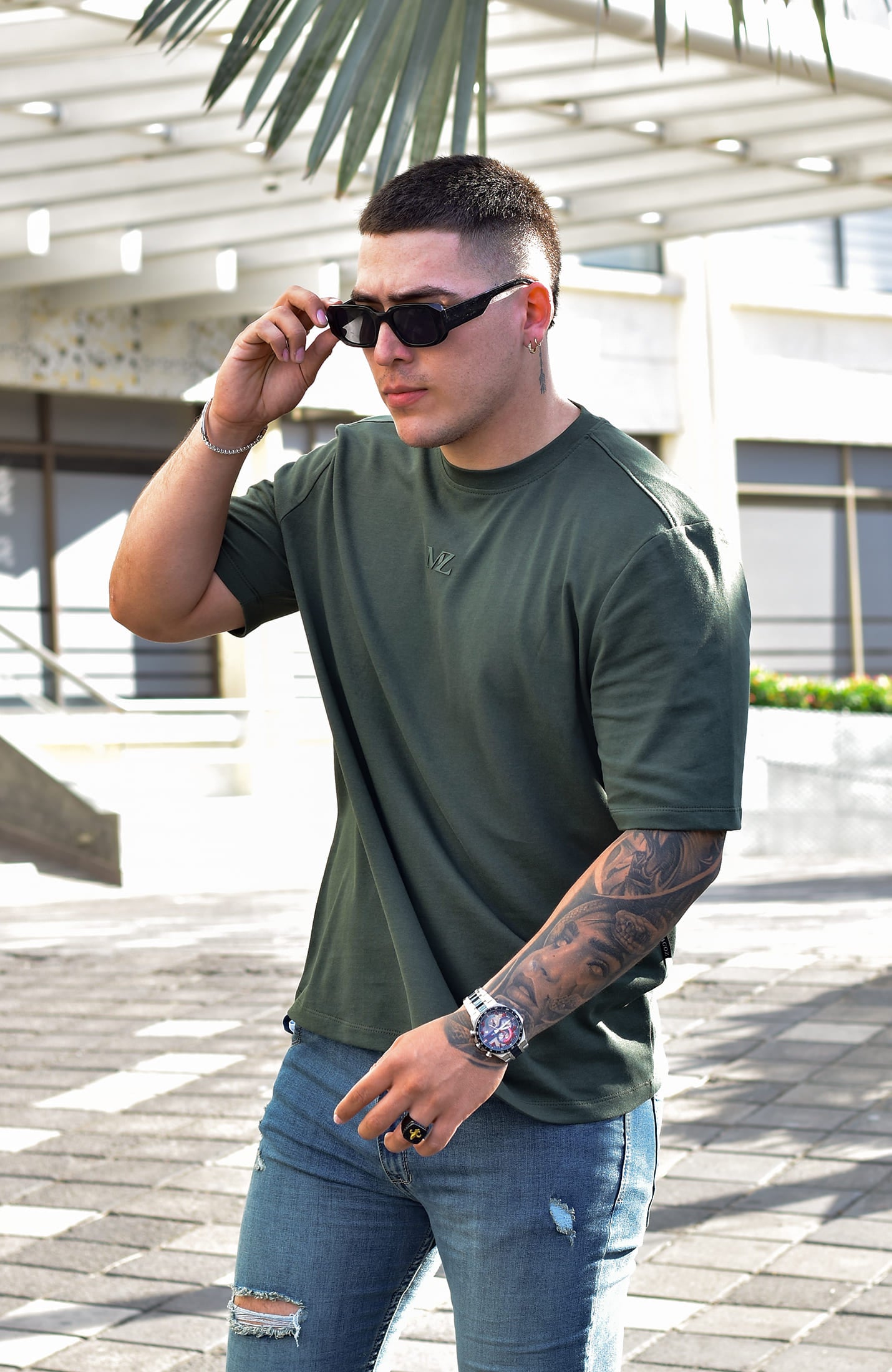 TSHIRT OVERSIZED TORONTO MZ VERDE