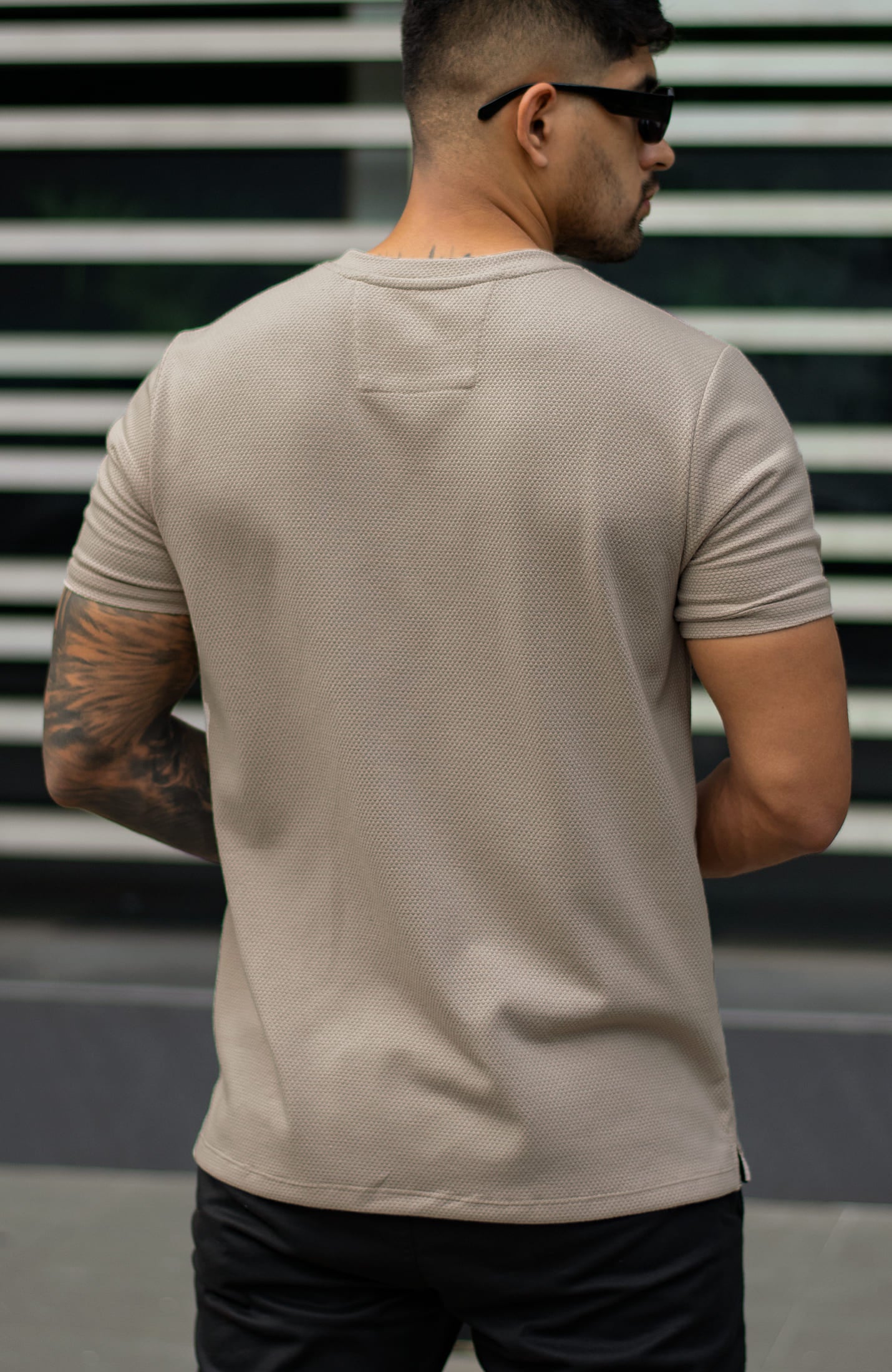 TSHIRT ZAIN BEIGE TEXTURA