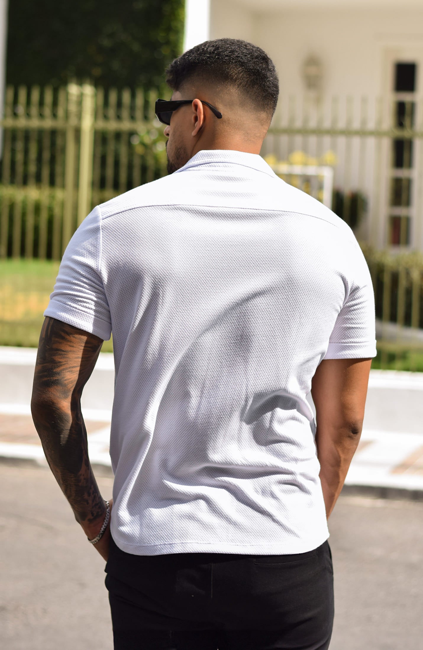 IBIZA TEXTURE SHIRT BLANCA