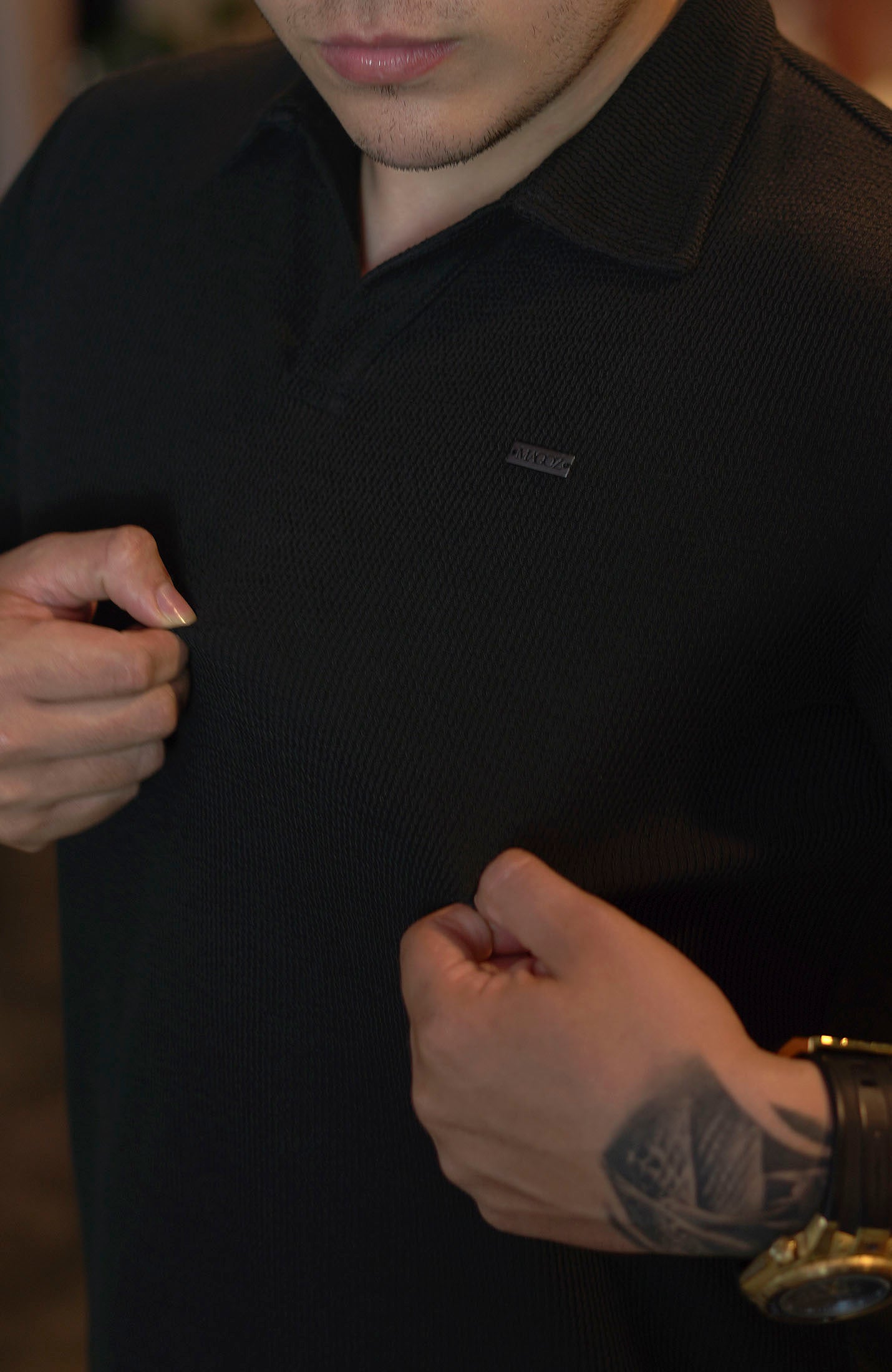 POLO ATHENAS NEGRA