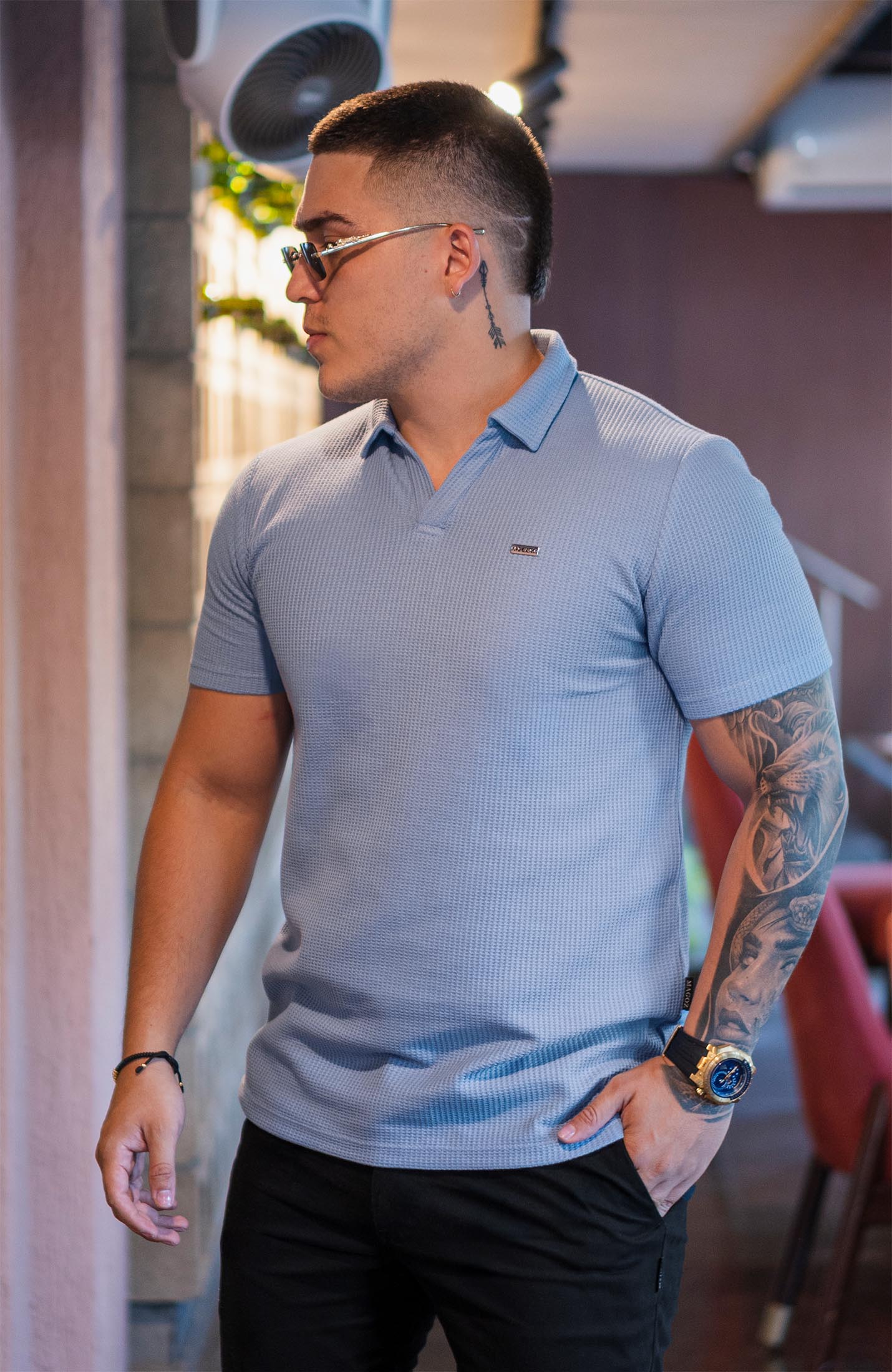 POLO VERONA DELUXE - AZUL