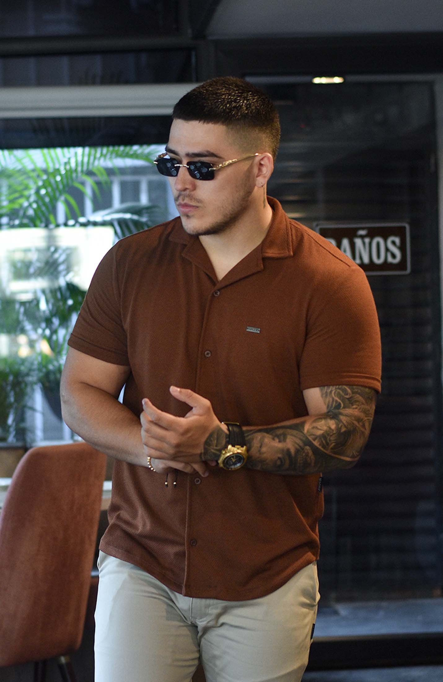 IBIZA TEXTURE SHIRT CAFE