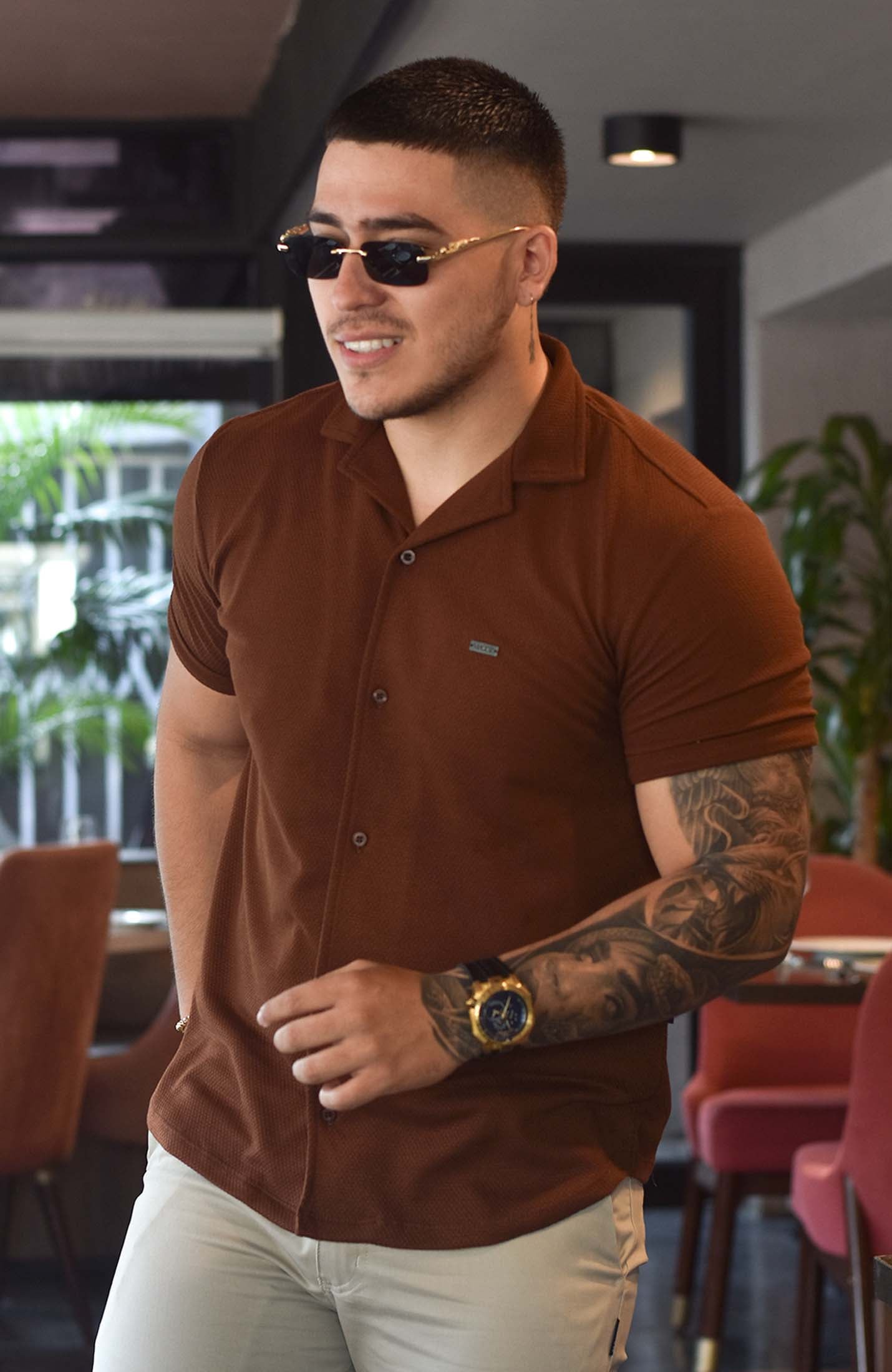 IBIZA TEXTURE SHIRT CAFE