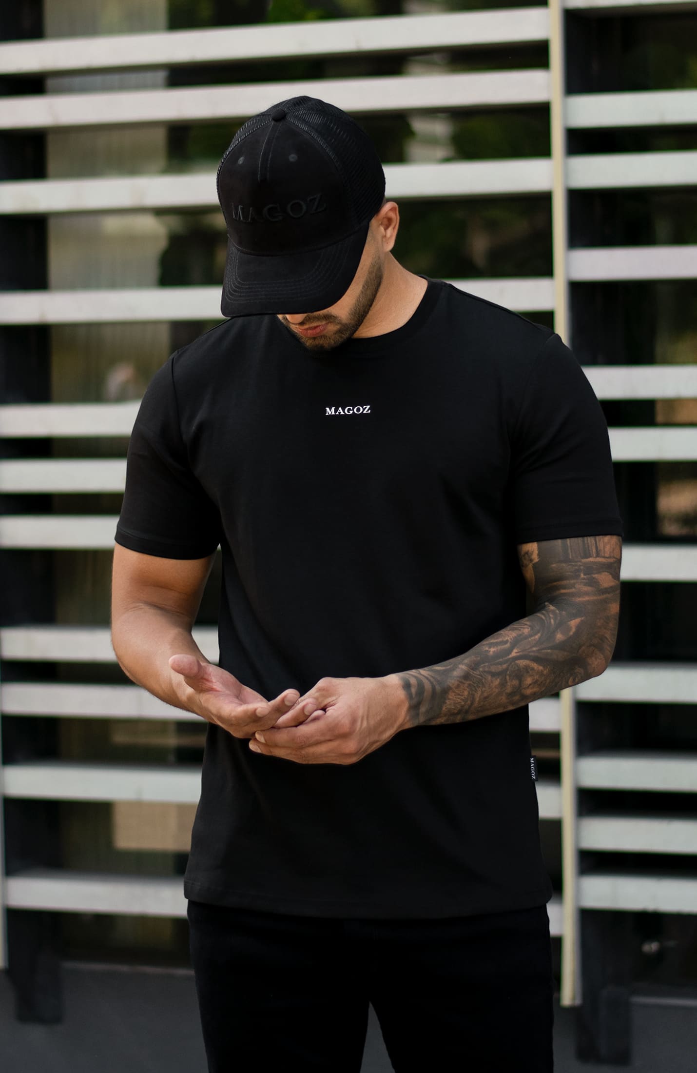 TSHIRT MAGOZ LOGO BLACK