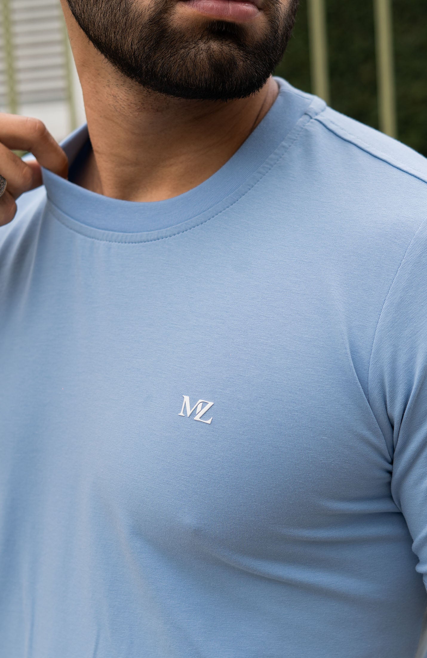 CAMISETA BASICA AZUL