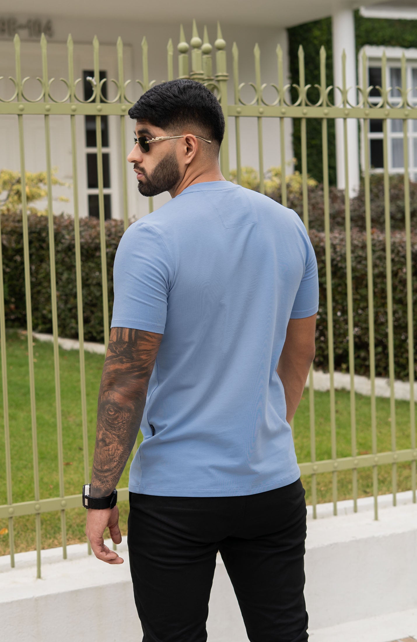 CAMISETA BASICA AZUL