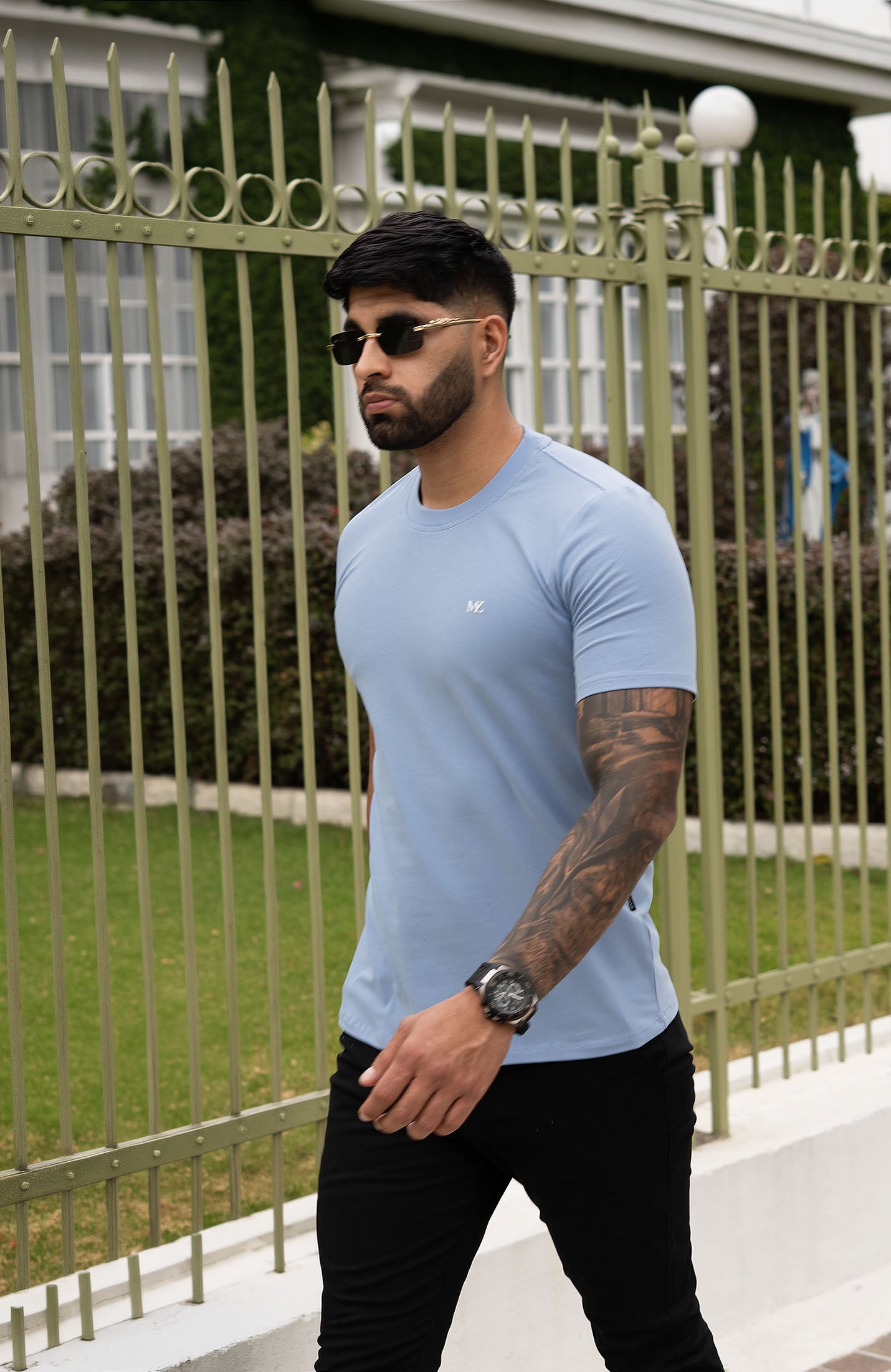 CAMISETA BASICA AZUL