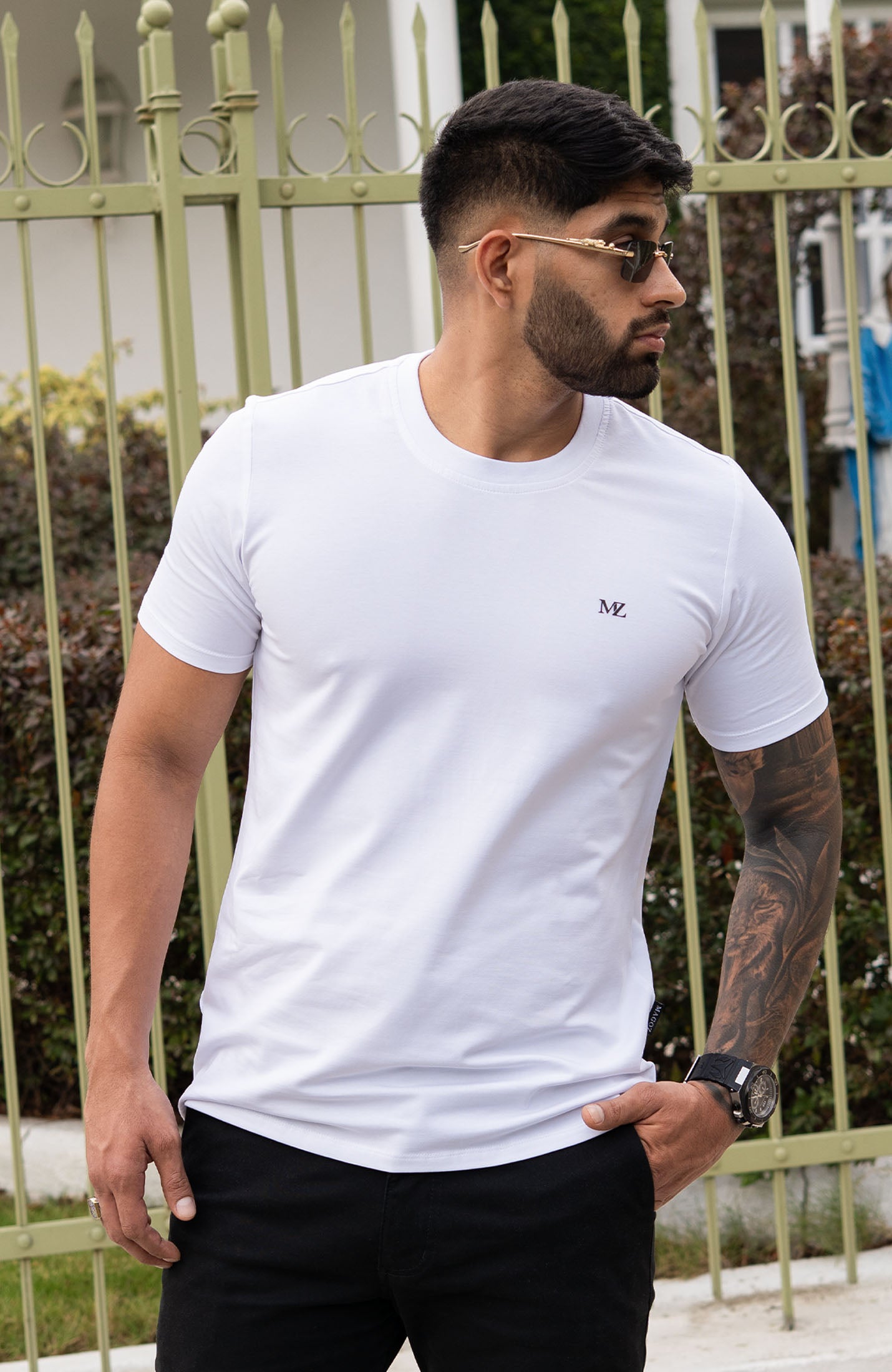 CAMISETA BASICA BLANCO