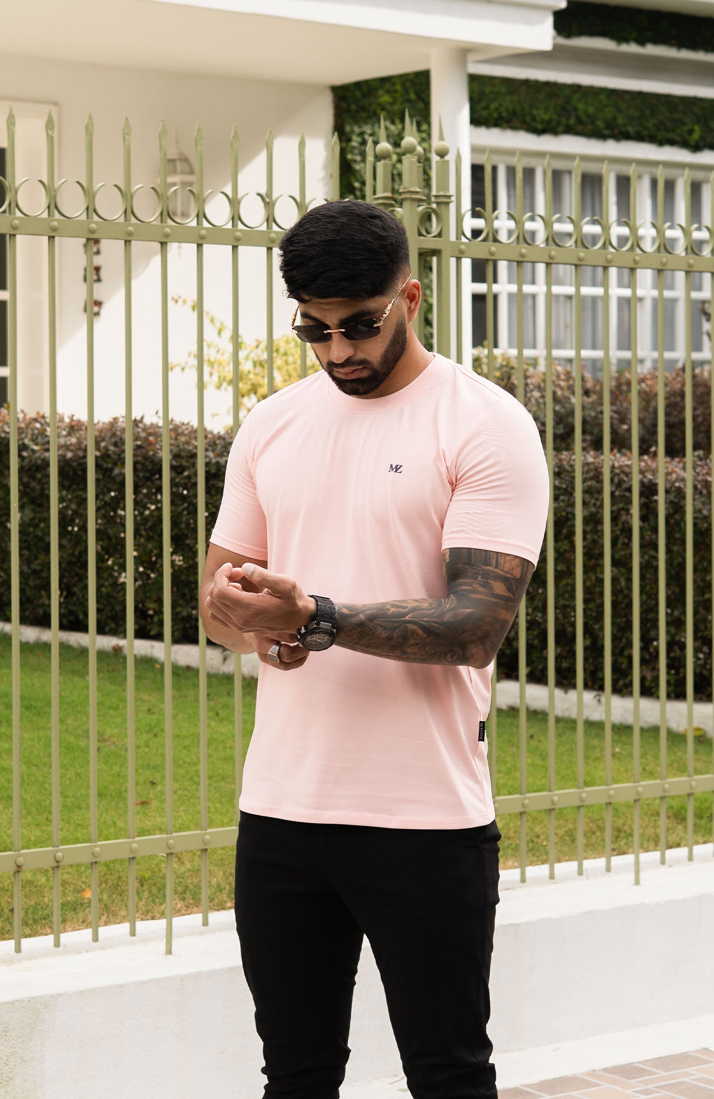 CAMISETA BASICA ROSA