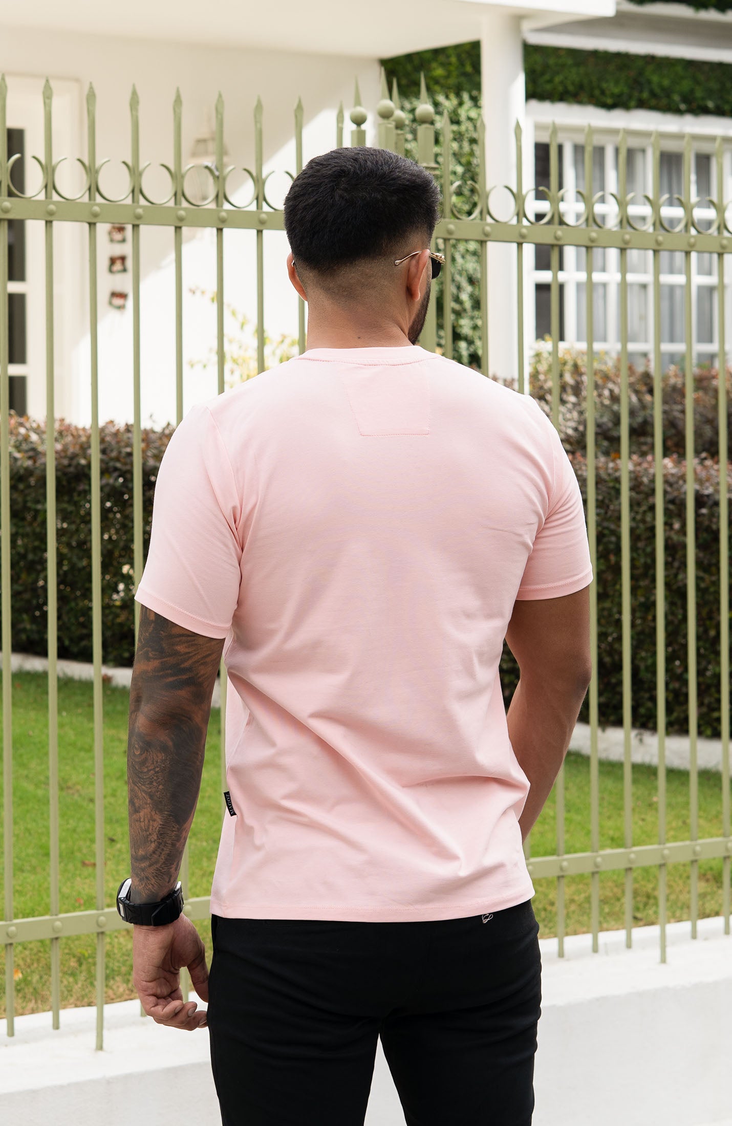 CAMISETA BASICA ROSA