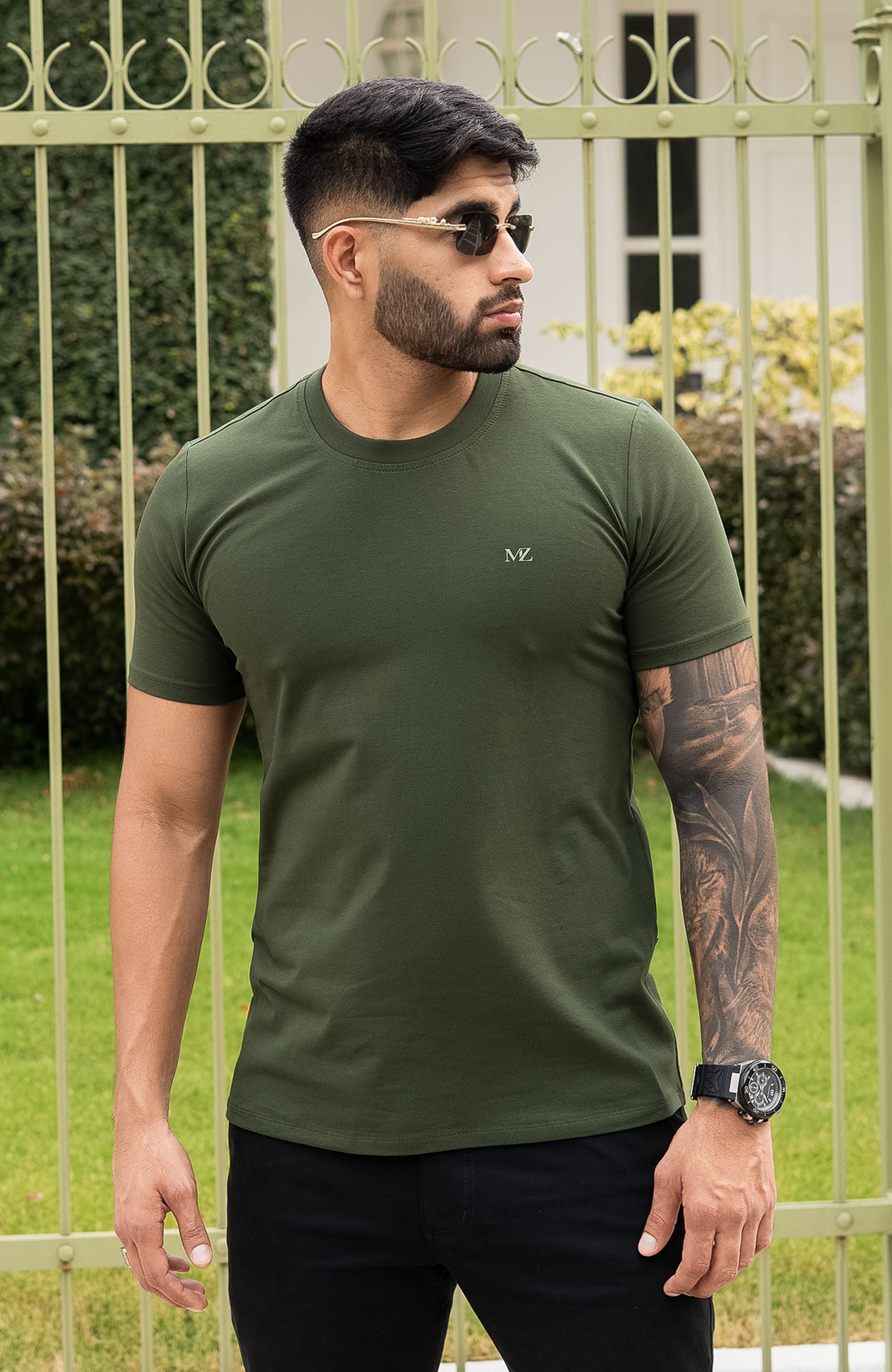 CAMISETA BASICA VERDE