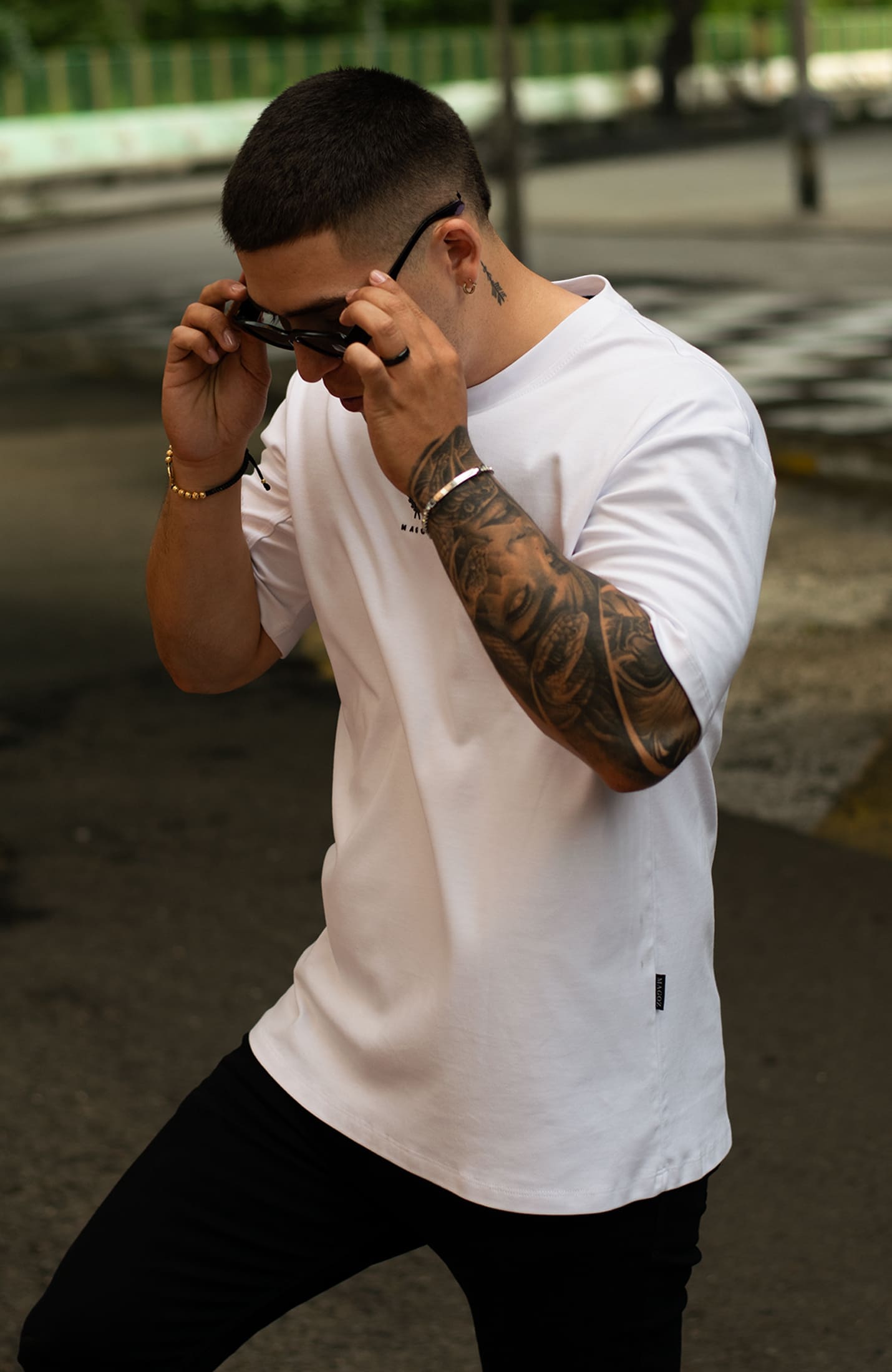 TSHIRT OVERSIZED LAUREL BLANCO