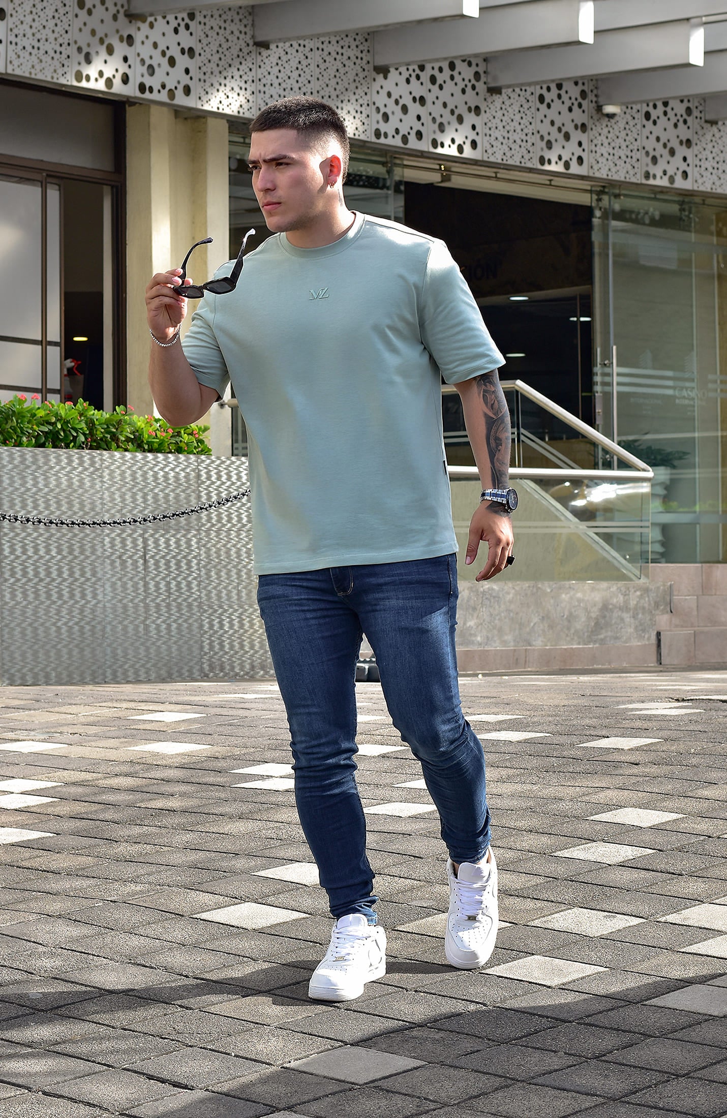 TSHIRT OVERSIZED TORONTO MZ VERDE CLARO
