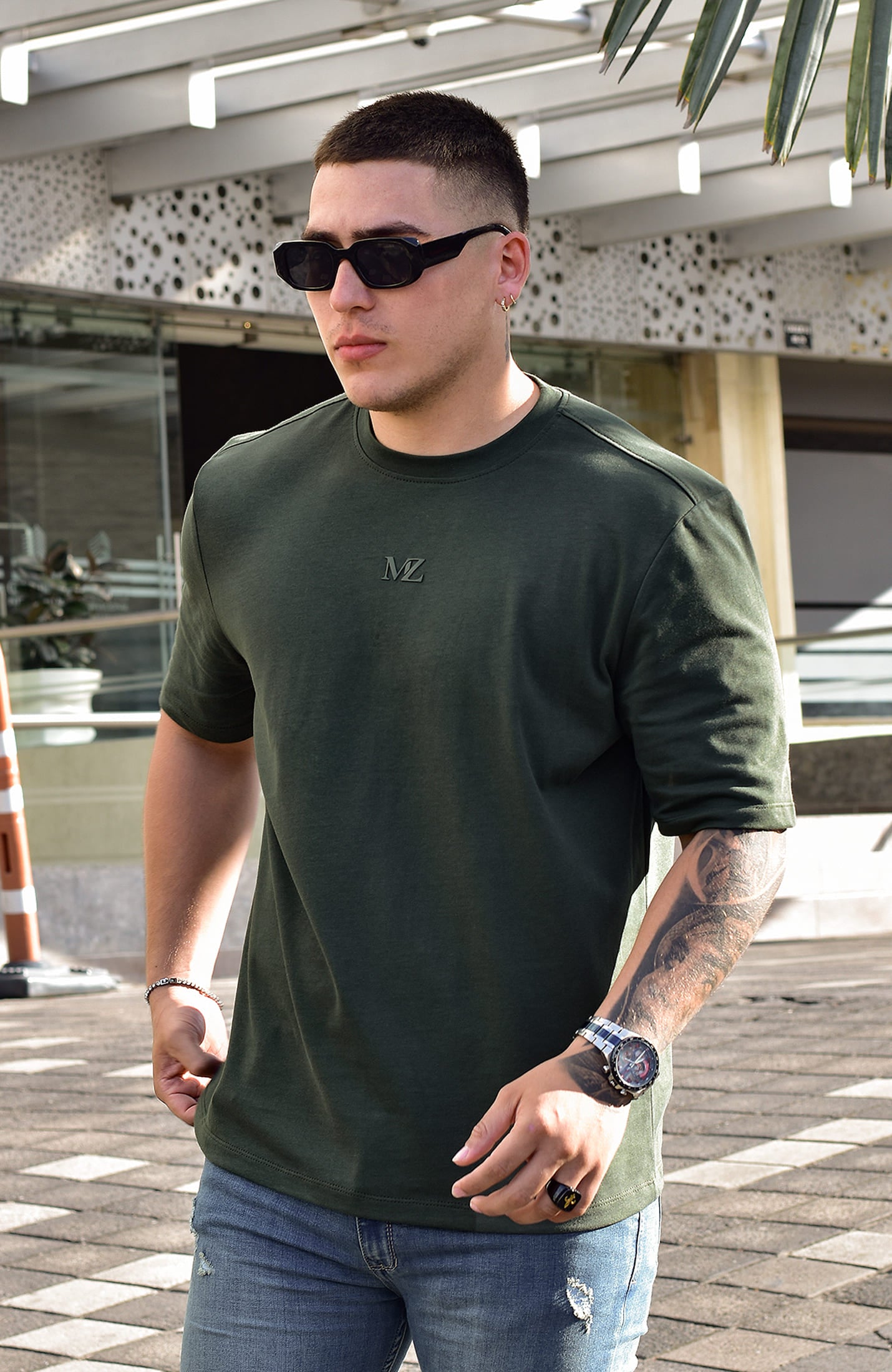TSHIRT OVERSIZED TORONTO MZ VERDE